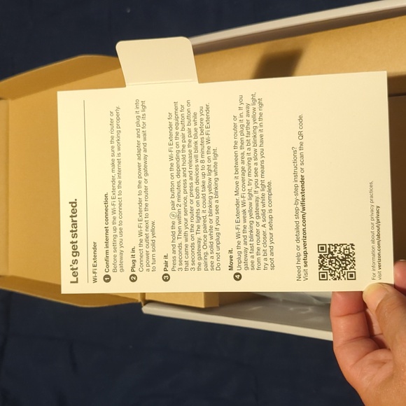 NIB Verizon Wi-Fi extender, E3200 (I have (3) this is a listing for (1) - Picture 5 of 5